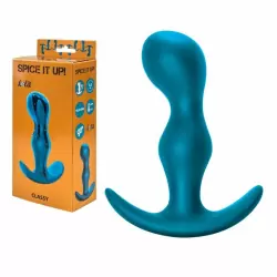 Анальная пробка Spice it up Classy Dark Aquamarine 8013-03lola