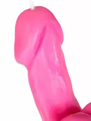 Оригинальная свеча Pecado BDSM «Пенис средний», 8,5 см, розовая