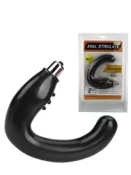 Вибростимулятор простаты и мошонки Anal Stimulate The Double Pleasure – черный 