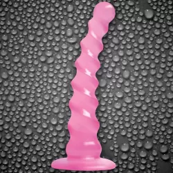Анальный стимулятор Jollipops Twisted – розовый