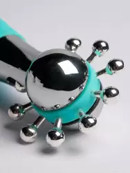 Колесо Вартенберга Youvic, 14,9 см, 13 режимов, с электростимуляцией, бирюзовый