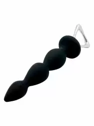 Анальная втулка Adrien lastic Arrow II, 20,1 см, силикон, черный