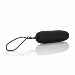 Вибропуля с дистанционным управлением Calexotics Silicone Remote Bullet – чёрный