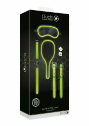 Светящийся в темноте БДСМ-набор Ouch! Glow in the Dark