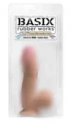 Фаллоимитатор Basix Rubber Works 6.5 - Flesh