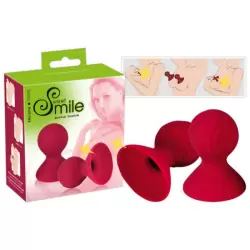 Помпы для сосков Smile Nipple Teaser - красный