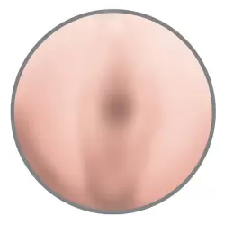 Мастурбатор вагина Mega Grip Vibrating Stroker Pussy с вибрацией - белый