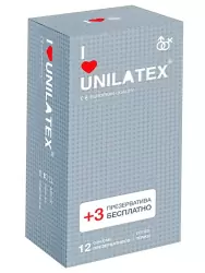 Презервативы Unilatex Dotted с пупырышками - 12 шт