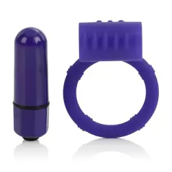 Эрекционное кольцо Lia Magic Rings с двумя положениями – фиолетовый