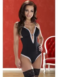 Элегантное черное боди Avanua Carla – S/M