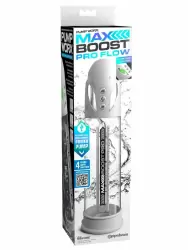 Вакуумная помпа Pipedream Max Boost Pro Flow, водонепроницаемая, белая