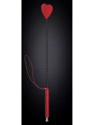 Стек в форме сердца Sitabella из натуральной кожи – красный