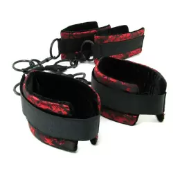 Фиксация для рук и ног крестообразная Scandal Hog Tie атласная