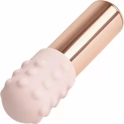 Люксовый мини-вибратор Le Wand Bullet розовое золото