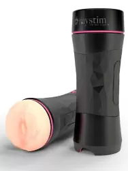 Реалистичный мастурбатор Mystim Opus Mica, анатомия реальной актрисы, 22 см, вагина