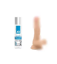 Фаллоимитатор Realistic Cock - 7 Inch и Лубрикант на водной основе JO H2O Original – 30 мл