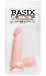 Фаллоимитатор Basix Rubber Works 6 - Flesh