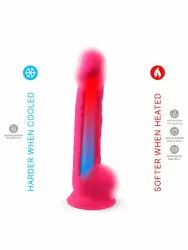 Реалистичный фаллоимитатор SILEXD Model 1, 38 см, силикон, розовый