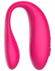 Парный вибратор Amovibe TWIN Pink, 8 см, 4 режима, управление через приложение, силикон, розовый