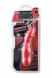 Анальный вибратор-тюльпан TOYFA Black&Red – красный