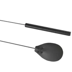 БДСМ-стек Sketch с гладкой ручкой, натуральная кожа, 42 см.