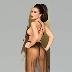 Полупрозрачное боди в комплекте с нижней юбкой Best foreplay (S/M).