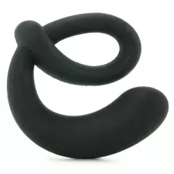 Электростимулятор простаты Curving Curt гибкий – черный	