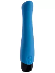 Вибратор Fun Factory Gigolino с изогнутой головкой, 20,5 см, силикон, голубой