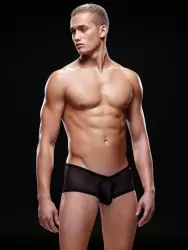 Черные хипсы, трусы мужские - L/XL