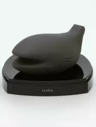 Необычный стимулятор клитора Iroha+ Yoru, 9,8 см, 3 режима, черный