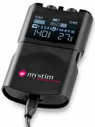 Источник импульсов Mystim Tension Lover 2, с цифровым управлением, 7 программ, черный