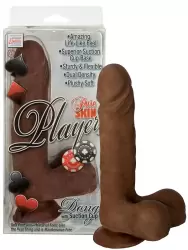Фаллоимитатор Pure Skin Player 6.25 - коричневый