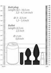 Набор анальных стимуляторов USB-Rechargeable Anal Set