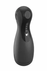 Инновационный мастурбатор Good night с точной имитацией орального секса, Amovibe, черный