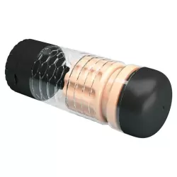 Реалистичный мастурбатор в форме вагины с вибрацией Pretty Love Emily, 1 режим, черный