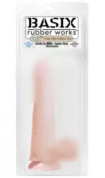 Фаллоимитатор Basix Rubber Works 7,5 - Flesh