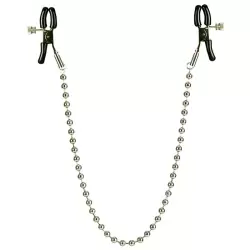 Зажимы на соски Nipple Clamps Silver Beaded