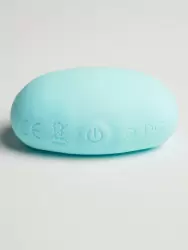 Вибратор для орального секса Youvic 4,9 см, с пультом Д/У, силикон, бирюзовый