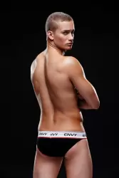 Брифы мужские Envy с логотипом – черный, S/M