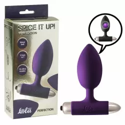 Анальная пробка с вибрацией Spice it up New Edition Perfection Ultraviolet 8014-04lola