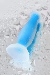 АНАЛЬНАЯ ВТУЛКА СВЕТЯЩАЯСЯ В ТЕМНОТЕ BEYOND BY TOYFA KYLE GLOW, СИЛИКОН, ПРОЗРАЧНЫЙ, 10,5 СМ