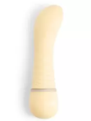 Изогнутый вибратор G-точки Shibae Toys, 17,5 см, силикон, желтый