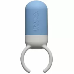 Эрекционное кольцо Tenga SVR One Blue с вибрацией