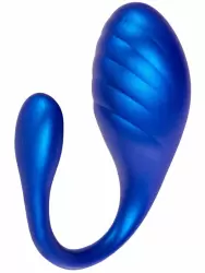 Интерактивное виброяйцо L`Eroina APP CHOPPY, управление через приложения, 21 см, силикон, синий