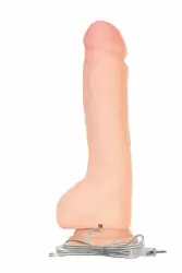Реалистический фаллоимитатор на присоске TOYFA RealStick Elite с ротацией - телесный