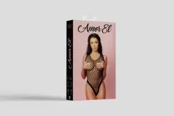 Боди Amor EL в крупную сетку (S/L)