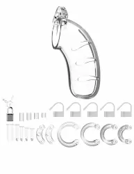 Насадка на пенис из пвх #01 Chastity 3.5 Inch Cock Cage Transparent