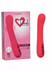 Мультискоростной вибратор с функцией пульсирующее воздействие Throb Thumper. 10 режимов работы, силикон, водонепроницаемый