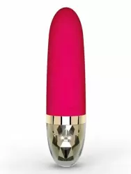 Гладкий вибратор Mystim Sleak Freak, 14,5 см, 8 режимов, розовый