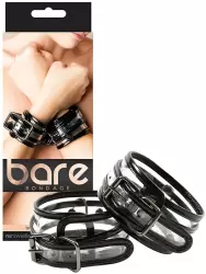 Наручники Bare Bondage Wrist Cuffs виниловые